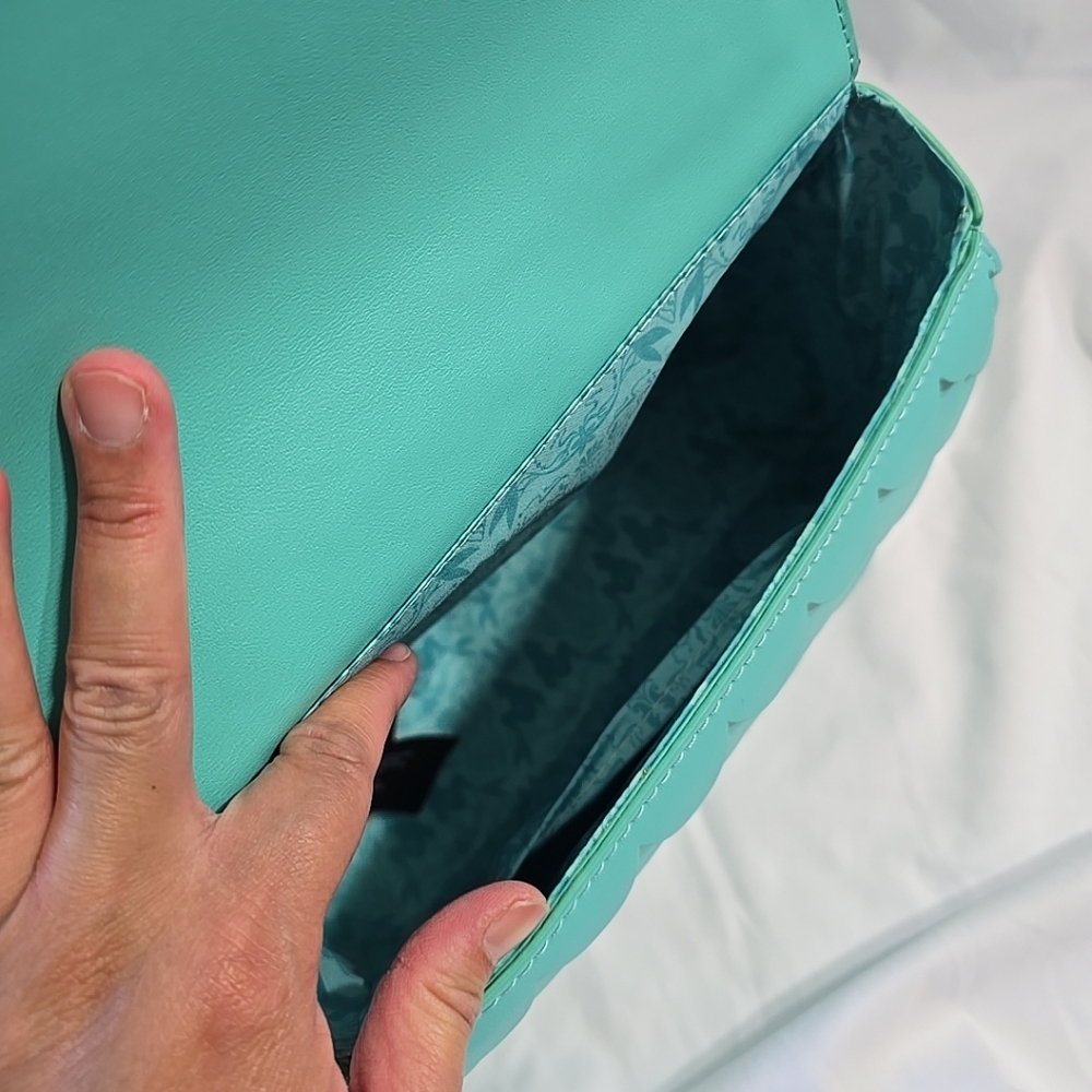 NWT Loungefly Disney The Little Mermaid Sequins Collection Crossbody Blue - Picture 6 of 10